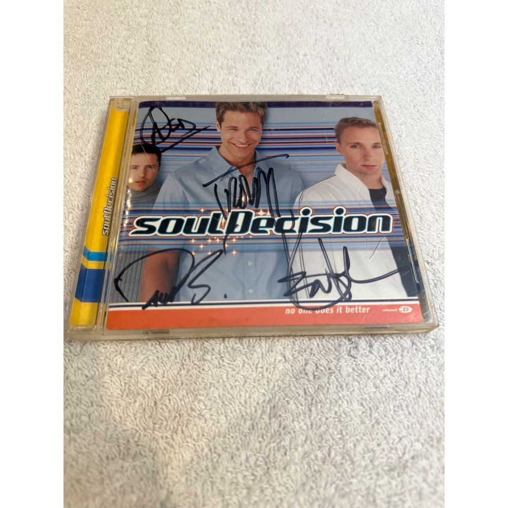 SoulDecision No One Does It Better Signed CD Autographed Faded Pop R&B 2000 MCA